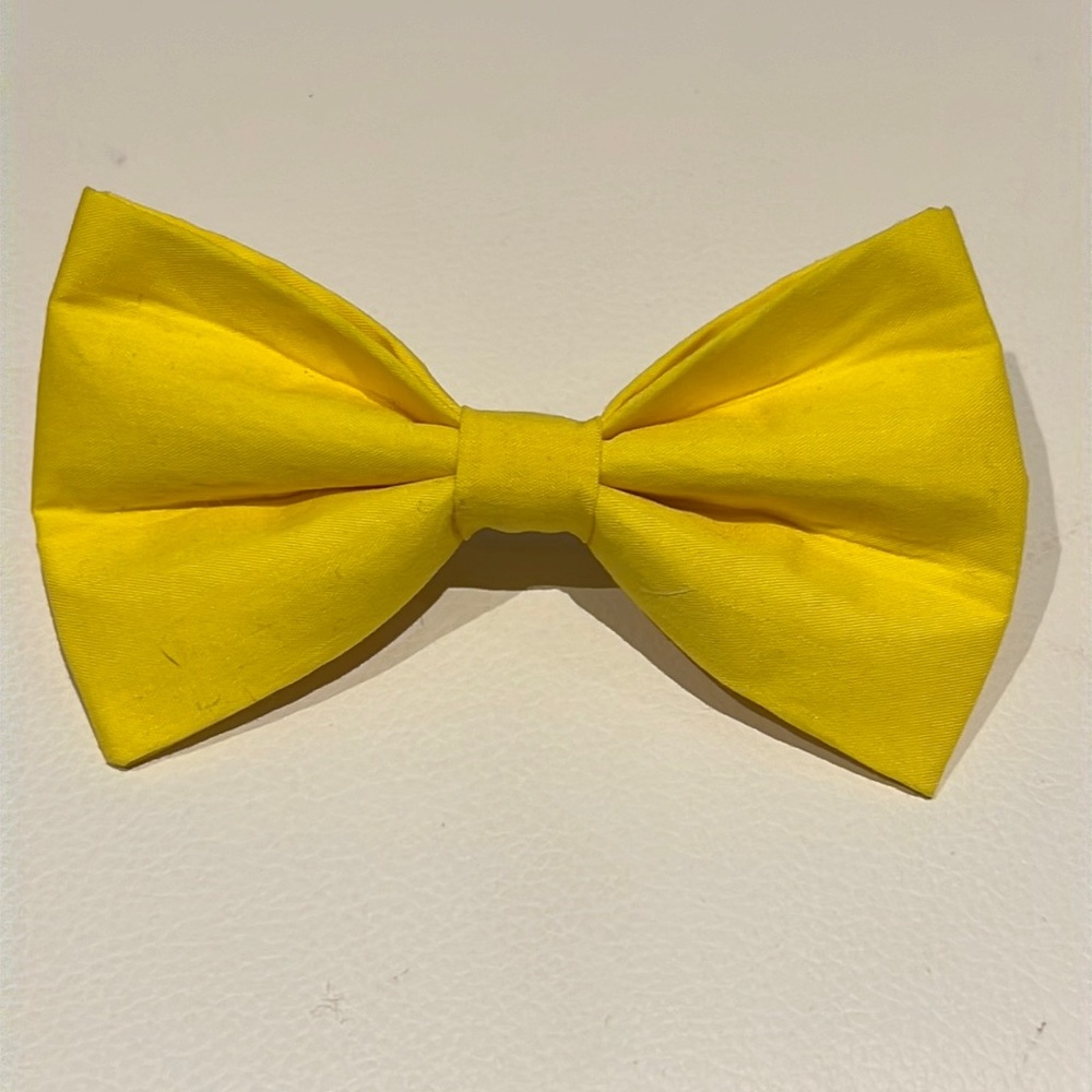 Yellow color hair bow
